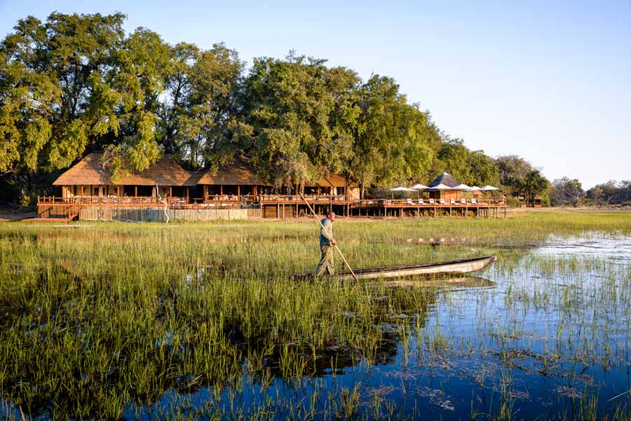 Photo du lodge Chief Camp au Botswana avec Vie Sauvage.
